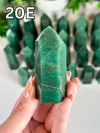 Green Aventurine Towers from Brazil • Choose Your Own! High Quality Polished Green Aventurine Towers from Brazil