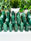 Green Aventurine Towers from Brazil • Choose Your Own! High Quality Polished Green Aventurine Towers from Brazil