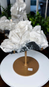 Sandwich Calcite Specimen with Custom Display Base from Fujian, China • UV Reactive!