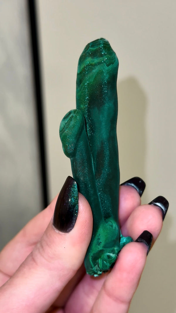 Malachite Stalactite from Shilu Mine, Yangchun County, Yangjiang, Guangdong, China