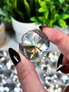 Clear Quartz Diamond Cut Faceted Gems from Brazil • Choose Between 3 Sizes!