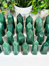 Green Aventurine Towers from Brazil • Choose Your Own! High Quality Polished Green Aventurine Towers from Brazil