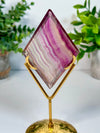 Candy Fluorite Diamond with Stand