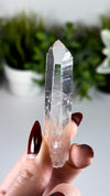 Water Clear Colombian Lemurian Quartz DOW Crystal with "Blue Mist" / "Blue Smoke" (aka Blue Needles)
