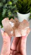 Himalayan Pink Samadhi Quartz Cluster