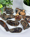 Raw Sumatran Blue Amber from Indonesia • ONE Intuitively Selected UV Reactive Indonesian Amber Raw Chunk Specimen