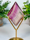 Candy Fluorite Diamond with Stand