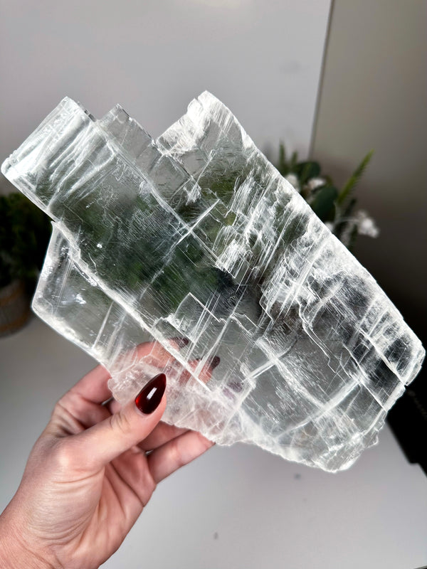 XL Water Clear Selenite From Utah
