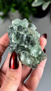 Glassy Green Fluorite with Beveled Edges from Xianghuapu Mine