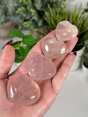Rose Quartz Hearts From Madagascar (Choose Your Size)