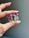 Fluorite Crystal Mushroom Carvings • Choose Your Color!