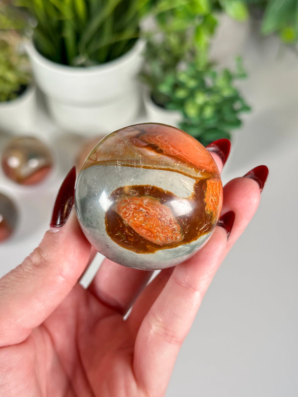 Polychrome Jasper Spheres from Madagascar • Choose Your Own!