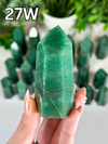 Green Aventurine Towers from Brazil • Choose Your Own! High Quality Polished Green Aventurine Towers from Brazil