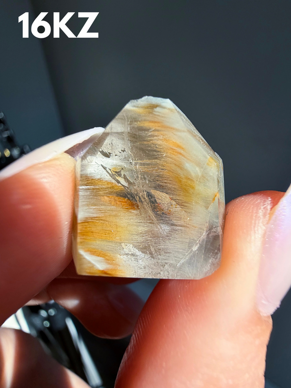 Golden Amphibole Quartz from Itacambira, Brazil • Choose Your Own!