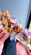 Amethyst "Flowers" with Sceptres, Reverse Sceptres & Calcite Associations on Matrix from "La Troje" Mine in Veracruz, Mexico (New Find!)