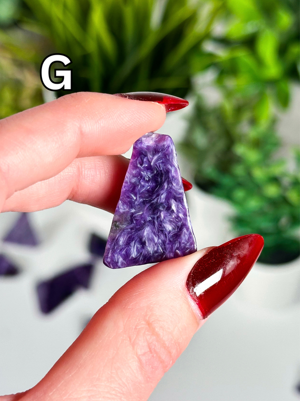 Charoite Polished Freeforms from Russia • Choose Your Own!