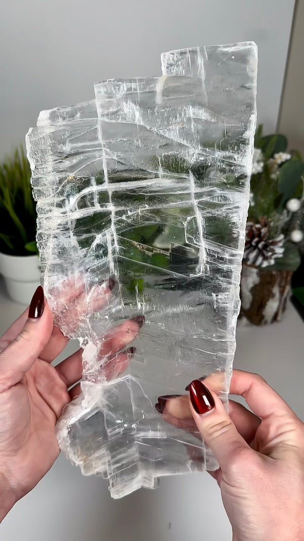 XL Water Clear Selenite From Utah
