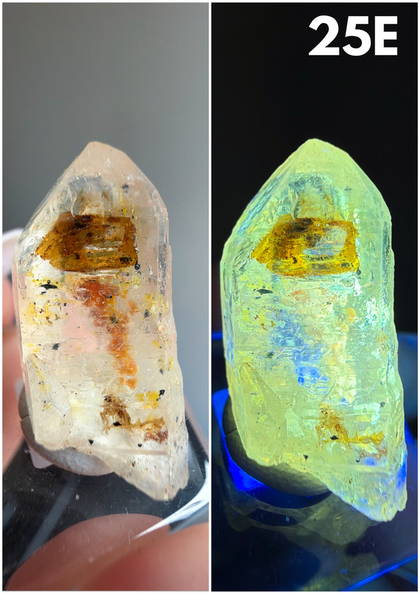 UV Reactive Petroleum-Included "Firefly" Quartz Specimens from Madagascar • Choose Your Own!