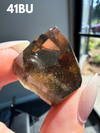 Smokey Quartz with whispy Amphibole Inclusions from Itacambira, Brazil • Choose Your Own!