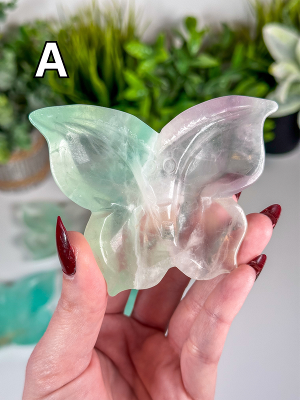 Fluorite Butterfly Bowls / Jewelry Dishes • Choose Your Own!