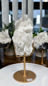Sandwich Calcite Specimen with Custom Display Base from Fujian, China • UV Reactive!