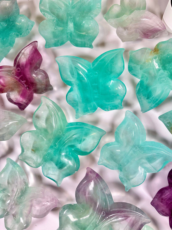 Fluorite Butterfly Bowls / Jewelry Dishes • Choose Your Own!