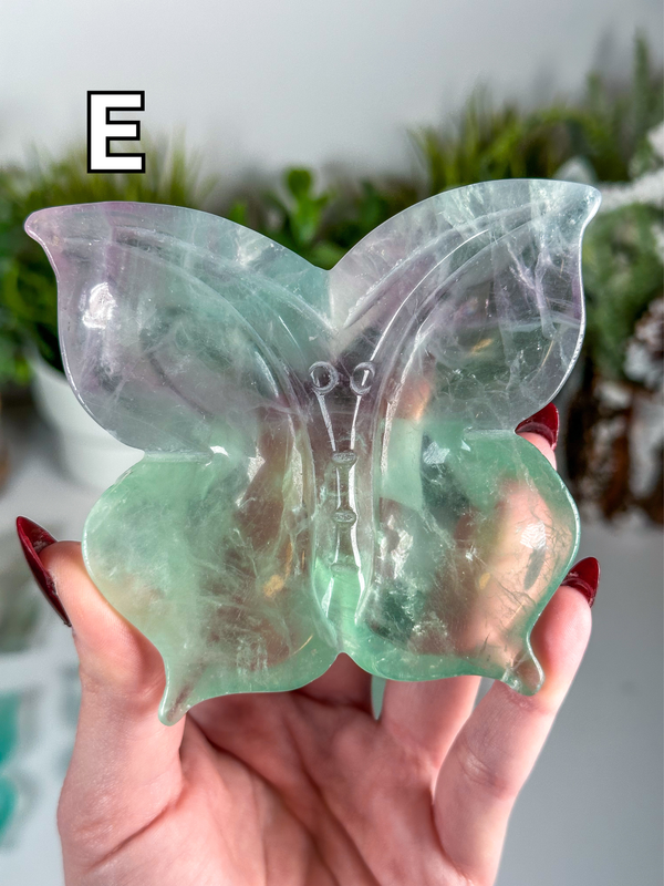 Fluorite Butterfly Bowls / Jewelry Dishes • Choose Your Own!