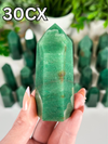 Green Aventurine Towers from Brazil • Choose Your Own! High Quality Polished Green Aventurine Towers from Brazil