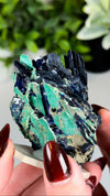 Azurite with Malachite from Tsumeb Mine, Tsumeb, Oshikoto Region, Namibia