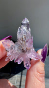 Amethyst "Flowers" with Sceptres, Reverse Sceptres & Calcite Associations on Matrix from "La Troje" Mine in Veracruz, Mexico (New Find!)