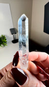 Water Clear Colombian Lemurian Quartz with "Blue Mist" / "Blue Smoke" (aka Blue Needles)
