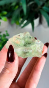 Glassy Apple Green Fluorite with Beveled Edges from Xianghuapu Mine