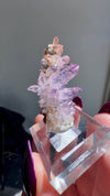 Amethyst "Flowers" with Sceptres, Reverse Sceptres & Calcite Associations on Matrix from "La Troje" Mine in Veracruz, Mexico (New Find!)