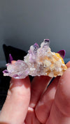 Amethyst "Flowers" with Sceptres, Reverse Sceptres & Calcite Associations on Matrix from "La Troje" Mine in Veracruz, Mexico (New Find!)