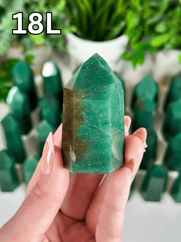 Green Aventurine Towers from Brazil • Choose Your Own! High Quality Polished Green Aventurine Towers from Brazil