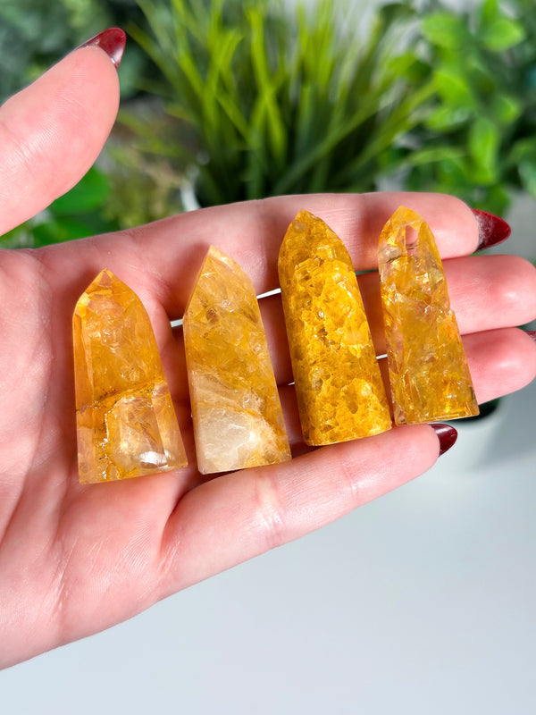 Golden Healer Mini Towers From Brazil (Intuitive Select)