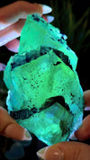 Octahedral Green, Purple & Blue Fluorite With Second Generation Purple Cubic Fluorite Crystallization and Pyrite Associations from Huaiyu Mountain, Shangrao City, Jiangxi Province, China