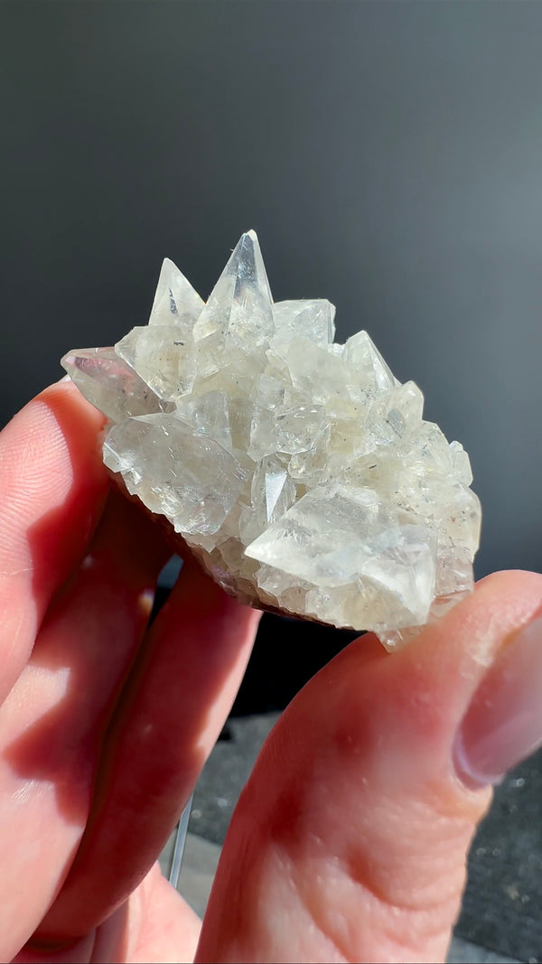 Calcite with Marcasite Inclusions from Linwood Mine, Buffalo, Scott County, Iowa, USA