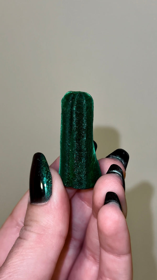 Malachite Stalactite from Shilu Mine, Yangchun County, Yangjiang, Guangdong, China