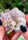 Lavender Calcite with Chalcopyrite from Daye, Hubei, China