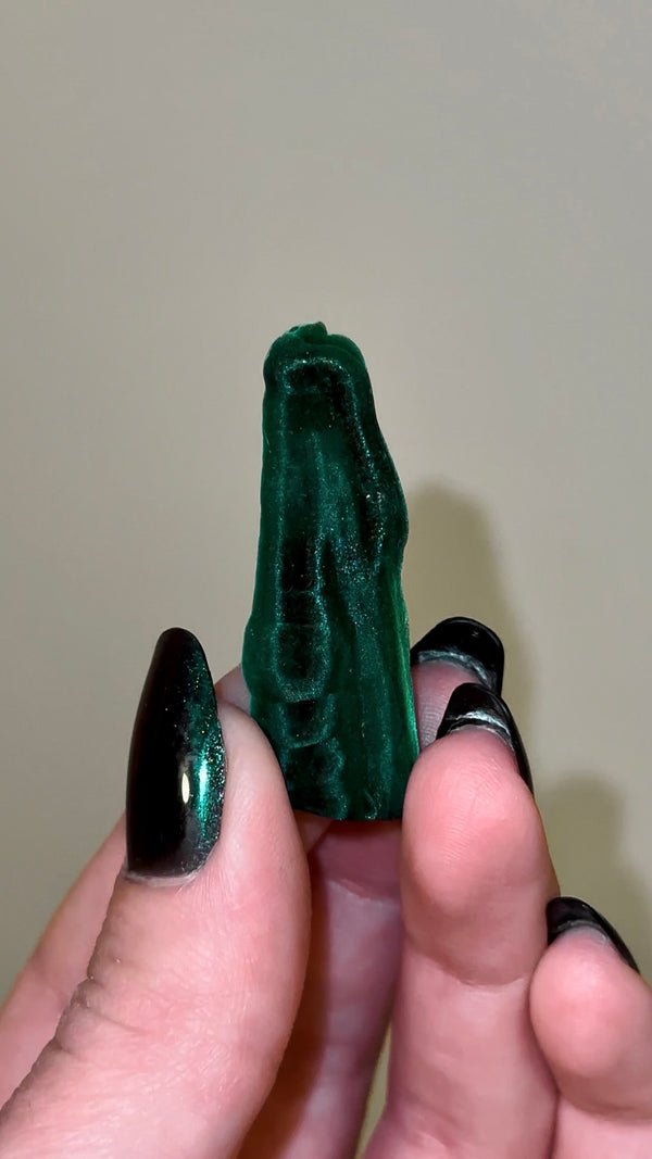 Malachite Stalactite from Shilu Mine, Yangchun County, Yangjiang, Guangdong, China