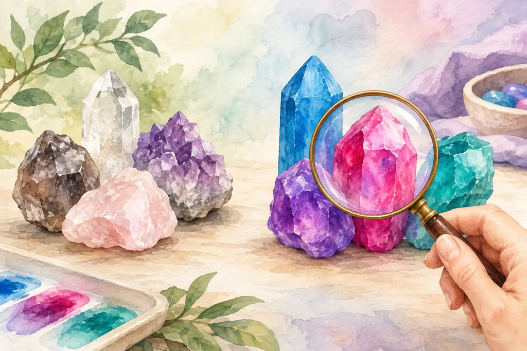 How to Identify Dyed Crystals With Confidence