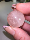 Mozambique Star Rose Quartz Sphere