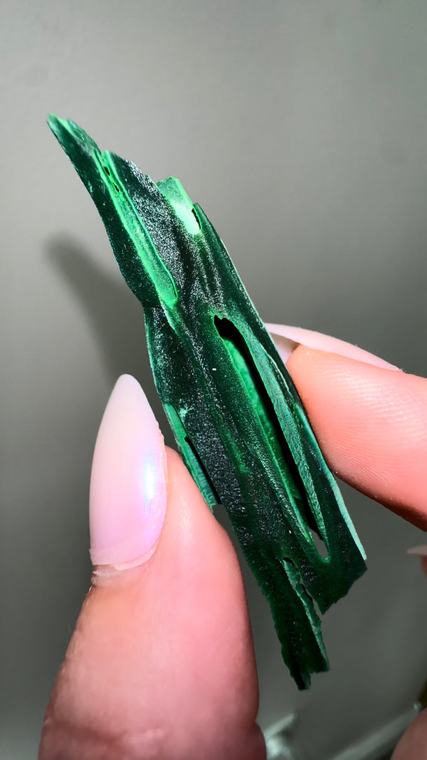 Malachite Stalactite from Shilu Mine, Yangchun County, Yangjiang, Guangdong, China