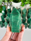 Green Aventurine Towers from Brazil • Choose Your Own! High Quality Polished Green Aventurine Towers from Brazil