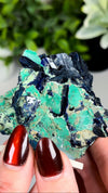 Azurite with Malachite from Tsumeb Mine, Tsumeb, Oshikoto Region, Namibia