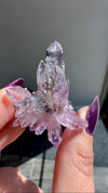 Amethyst "Flowers" with Sceptres, Reverse Sceptres & Calcite Associations on Matrix from "La Troje" Mine in Veracruz, Mexico (New Find!)