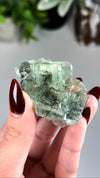 Glassy Green Fluorite with Beveled Edges from Xianghuapu Mine