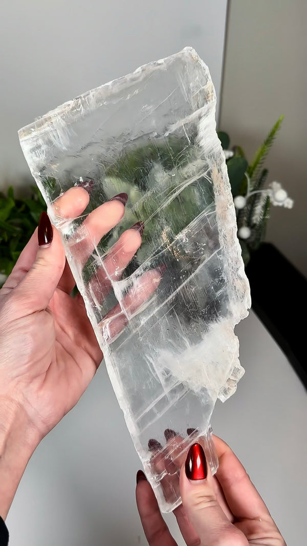 XL Water Clear Selenite From Utah