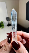 Water Clear Colombian Lemurian Quartz with "Blue Mist" / "Blue Smoke" (aka Blue Needles)